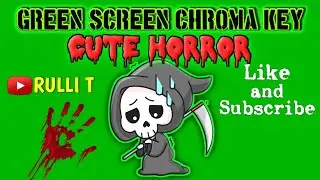 Green Screen [1080p] - HALLOWEEN CUTE HORROR GRIM REAPER DRACULA VAMPIRE DEATH GHOST ZOMBIE COFFIN