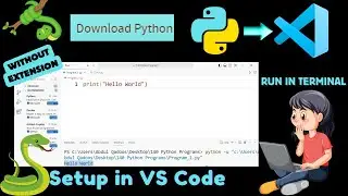 Download Install & Setup Python in VS Code in 2024