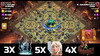 TH17 Electro Titan Attack Strategy for Clan Wars! Best COC 3 Star Attack Strategy