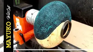 CARVED SEGMENTED BOWL, woodturning