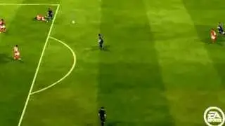 Bicycle kick full volley from header over keeper-Fifa 12