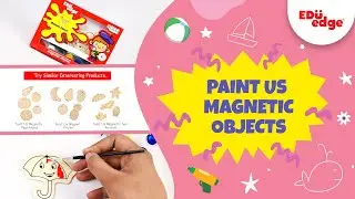 Eduedge - paint Us Magnetic Objects | Art  & Craft | wooden toys | DIY kits |Educational Toys