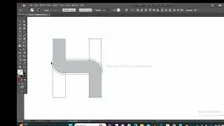 Adobe illustrator tutorial: Letter H logo Design