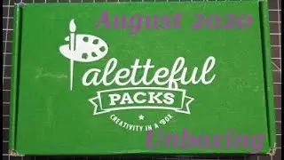 August 2020 Paletteful Petite Packs Unboxing