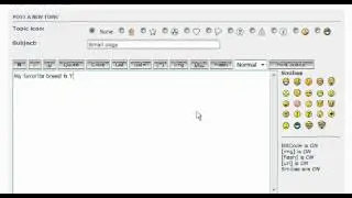PHPBB3 - How to create a new topic in phpBB