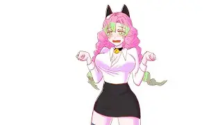 미츠리의 우는 고양이 댄스 | kimetsu no yaiba sad cat dance
