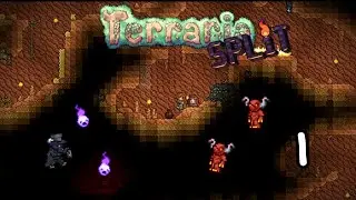 Terraria [Split Mod] Let's Play Episode 1: Funky Souls and Explosive Barrels!