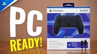 PC Ready Edition of Midnight Black DualSense Controller | Unboxing