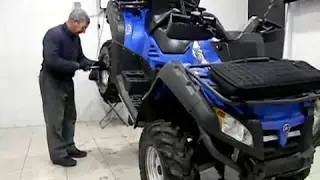 CFmoto X-8 ATV repair: How to remove the rear differential (video review)