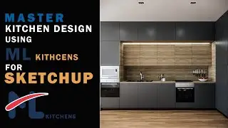 Master Kitchen Design using ML Kitchens in SketchUp