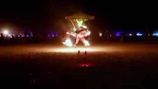 Fire Duet Dance Burning Man Pt. 1