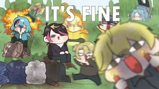 The Forest=10%trees + 90%NIJICHAOS (LOUD WARNING)  || Animation 【NijisanjiEN collab】