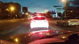 Свет фар. Как светят светодиодные лампы в фарах Волги ГАЗ-31105.