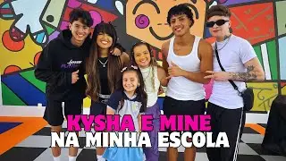 SHOW KYSHA E MINE - retornam à escola da Maria Clara: Fotos, Autógrafos e Show Kysha e Mine #shorts