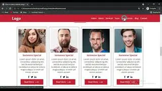 A complete responsive website design using HTML CSS and JavaScript | E-CODEC