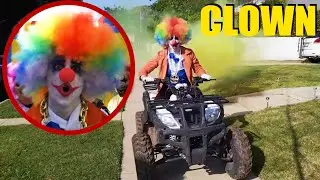 if your drone sees a clown on Stromedy's ATV, RUN! (at the Clown House)