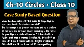 Varun has been selected by his school to design logo for sports | Circles Case Study Class 10 Maths