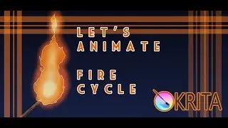 Let's Animate Ep. 22.1: Krita - Fire Cycle Tutorial 🔥✍️