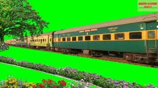 Train green screen video VFX 2