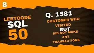 leetcode | sql 50 | question 1581 | customer-who-visited-but-did-not-make-any-transactions
