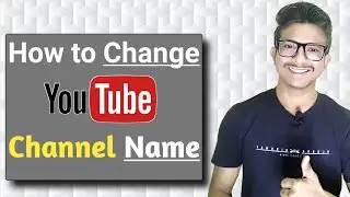 How To Change Youtube Channel Name In Mobile | youtube channel name kaise change kare | 2021 | 🔥🔥