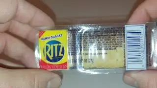 Opening a Ritz Handi-Snacks pack [ASMR]
