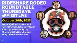 [R3] Rideshare (& delivery) Rodeo Roundtable (October 26th, 2023)