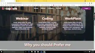 First Web design