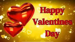 Valentines Day Banner. CAST onto Large Screen TV