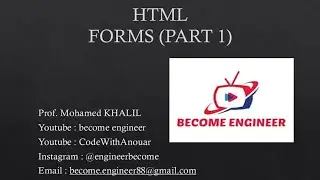 29 - FORMS IN HTML - PART 1 - HTML - BECOME ENGINEER