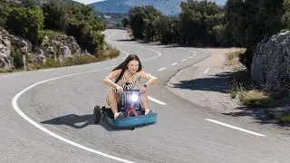 Cool Suitcase turns into electric Scooter! DIY scooter from Plywood and Epoxy
