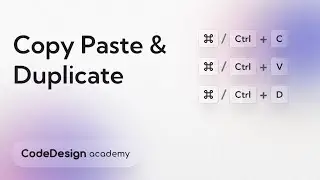 Duplicate & Copy/Paste Elements in the Canvas | CodeDesign Academy