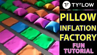 Pillow Inflation Factory | tyFlow