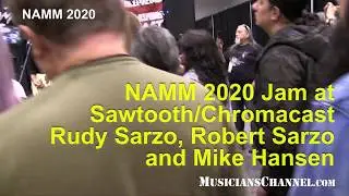 NAMM 2020 Walkthrough Rudy Sarzo Sawtooth Chromacast Jam
