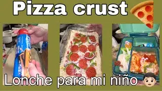 Pizza crust 🍕preparando el lonche escolar  👦🏻 #momlife #momvlog #mom #vlog #pizzalover #pizza