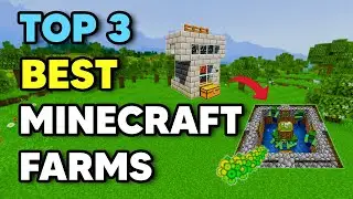 TOP 3 BEST MINECRAFT FARMS TUTORIAL (1.21)