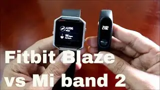 fitbit vs mi band 2 | Heart rate sensor comparison