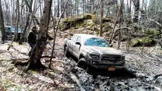 2016 STOCK TACOMA STUCK MUDDING
