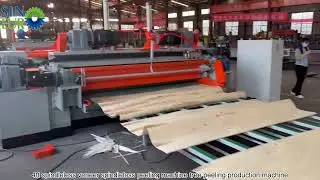 4ft spindleless veneer spindleless peeling machine tree peeling production machine