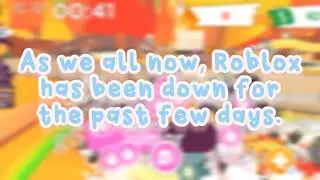 ROBLOX IS WORKING AGAIN