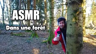 Faire un ASMR dans une forêt en Hiver