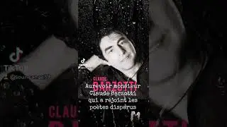 Adieu Monsieur Claude Barzotti...et merci pour toute vos belles chansons 🖤🙏🎼😪