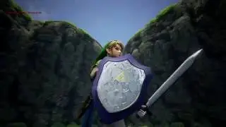 Unreal Engine 4 [4.11] Zelda OOT 3D Rock texures with Tesselation Teaser