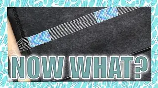 How To Finish Pieces Off The Loom | Earrings On A Loom? | Scared Of The Loom?