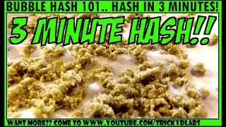 Full Melt Bubble Hash in Just 3 Minutes!!