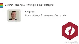 ComponentOne Live: How to Add Column Pinning and Freezing in a WinForms Datagrid