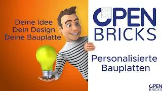 🤩Open Bricks Personalisierte Bauplatten - Deine Idee, Dein Design, Deine Bauplatte🤩