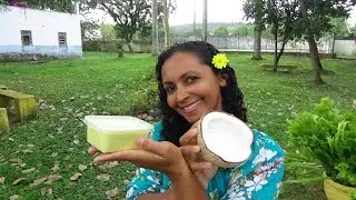 MANTEIGA DE COCO CASEIRA SEM LACTOSE SAUDÁVEL