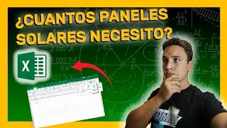 Cómo CALCULAR Paneles Solares para una CASA AISLADA en EXCEL || 🎁(EXCEL GRATIS)