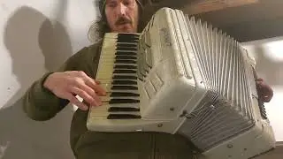 Testing accordion reed adjustment:. Never tried to play one before.